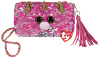 Ty Plush - Sequin Square Purse - Fantasia the Unicorn (TY95144)