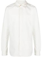 Rick Owens cotton long-sleeve shirt - Blanc