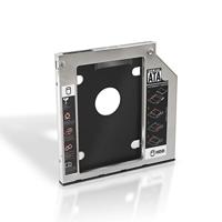 Aisens A129 – 0151 – 7 mm harde schijf adapter voor optische drive notebook 9,5 mm, zilver