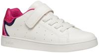Geox J Eclyper Sneakers voor meisjes, wit/fuchsia, 34 EU, wit fuchsia, 34 EU