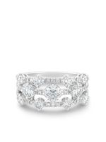 De Beers Jewellers bague Arpeggia en or blanc 18ct à diamants - Argent