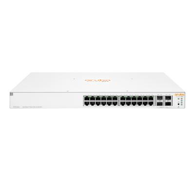 HPE Aruba Instant On 1930 24G PoE 4SFP/SFP+ 370W (JL684A) - Switch - 24x 10/100/1000 (PoE+) + 4 x 1/10Gb SFP+ - 370W PoE - 1U HPE Aruba Instant On 1930 24G PoE 4SFP/SFP+ 370W (JL684A) - Switch - 24x 10/100/1000 (PoE+) + 4 x 1/10Gb SFP+ - 370W PoE - 1U