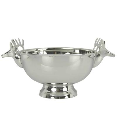 Verzilverde Schaal Hert (30 x 16 cm)