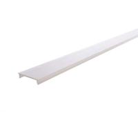 Reprofiel toebehoren voor LED-profiel afdekking P-01-20, 1000 mm, melkachtig, 40 procent transmissie 983044