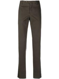 PT Torino pantalon chino slim à taille mi-haute - Marron