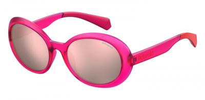 Polaroid zonnebril 8033/S MU1/0J dames fuchsia met grijze lens Polaroid zonnebril 8033/S MU1/0J dames fuchsia met grijze lens