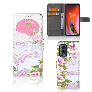 OnePlus Nord 2 5G Telefoonhoesje met Pasjes Bird Standing