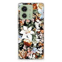 TPU Case voor Motorola Edge 40 Dark Flowers