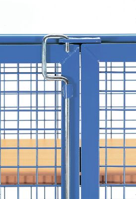 Fetra Hauptartikel 4393 Kastwagen Staal Poedercoating Laadvermogen (max.): 750 kg Stralend blauw (RAL 5007)