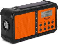 TechniSat TECHNIRADIO Solar 2 – DAB+/FM-zwengelradio op zonne-energie (mobiele campingradio met zonnepaneel, accu, USB powerbank-functie, led-zaklamp, favorietengeheugen, behuizing van zeeplastic, 1