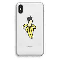 Banana: iPhone XS Transparant Hoesje - thumbnail