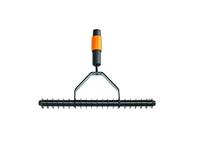 Fiskars Verticuteerhark, gereedschapskop, breedte: 37 cm, zwart/oranje, QuikFit, 1000655