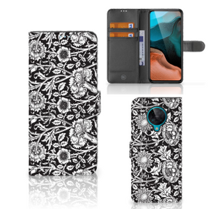 Xiaomi Poco F2 Pro Hoesje Black Flowers