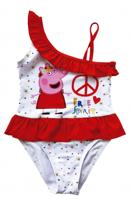 Nickelodeon badpak Peppa Pig meisjes polyester wit mt 92