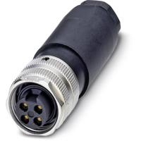 Phoenix Contact 1521355 Sensor/actuator connector, niet geassembleerd 7/8 Aantal polen (sensoren): 4 Bus, recht 1 stuk(s) - thumbnail