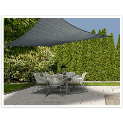 Schaduwdoek/zonnescherm driehoek - antraciet - 3 x 3 x 3 meter - Terras/tuin zonwering Schaduwdoek/zonnescherm driehoek - antraciet - 3 x 3 x 3 meter - Terras/tuin zonwering