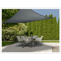 Schaduwdoek/zonnescherm driehoek - antraciet - 3 x 3 x 3 meter - Terras/tuin zonwering