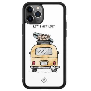 iPhone 11 Pro Max glazen hardcase - Let's get lost