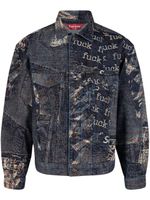 Supreme veste cammioneur Archive en jean - Bleu