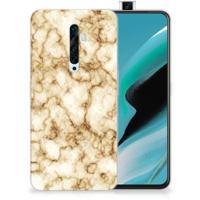 OPPO Reno2 Z TPU Siliconen Hoesje Marmer Goud