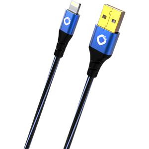 OEHLBACH D1C9322 USB-kabel 1 m USB 2.0 USB A Lightning Zwart, Blauw