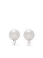 TASAKI boucles d'oreilles en or blanc 18ct ornées de perles Akoya - Argent - thumbnail