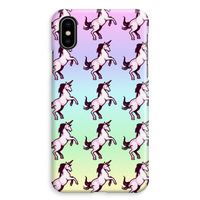 Musketon Unicorn: iPhone XS Max Volledig Geprint Hoesje - thumbnail