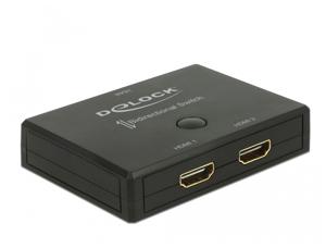 Delock 18749 HDMI 2 - 1 Schakelaar bidirectioneel 4K 60 Hz