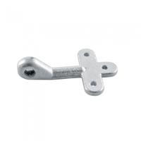 ProPlus opschroefoog nr.0 staal 12,5 cm zilver