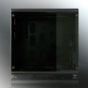 Raijintek THETIS Midi-tower PC-behuizing Zwart 1 voorgeïnstalleerde LED-ventilator, Zijvenster, Stoffilter