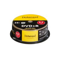 Intenso DVD+R 8.5GB 8x Double Layer 25er Cakebox 8,5 GB DVD+R DL 25 stuk(s) - thumbnail