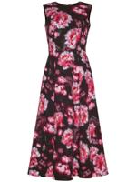 Adam Lippes Eloise jurk met bloemenprint - Zwart