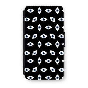 Eyes pattern: iPhone X Flip Hoesje