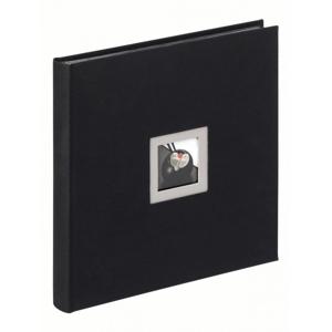 walther+ design Walther FA-217-B Fotoalbum (b x h) 30 cm x 30 cm Zwart 50 bladzijden