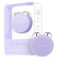 FOREO Bear Mini elektrisch microstroom-gezichtsmassageapparaat, definieert de contouren van de kaak, niet-invasieve gezichtslift, lavendel