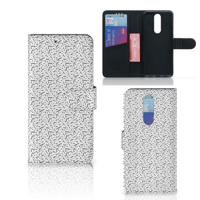 Alcatel 3 (2019) Telefoon Hoesje Stripes Dots