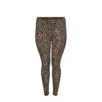 ONLY CARMAKOMA Plus Size legging met luipaardprint beige