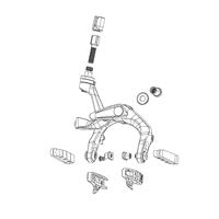 AVID Shorty Ultimate Kabelklemschroef voor volwassenen, uniseks, rood, eenheidsmaat