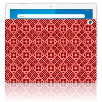 Lenovo Tab M10 Hippe Hoes Batik Rood