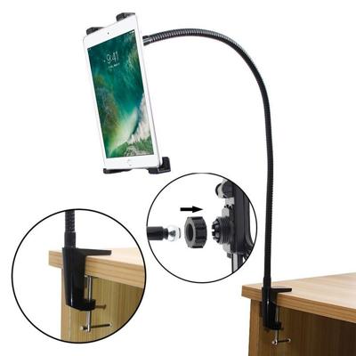 Shop4 - iPad 9.7 (2017) Tafelhouder Flexibele Aluminium Nek Tablet houder Zwart Shop4 - iPad 9.7 (2017) Tafelhouder Flexibele Aluminium Nek Tablet houder Zwart
