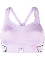 adidas by Stella McCartney brassière de sport TruePurpose à encolure ronde - Violet - thumbnail