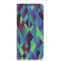 Nokia G11 | G21 Stand Case Abstract Green Blue - thumbnail