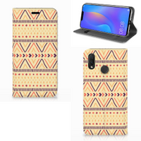 Huawei P Smart Plus Hoesje met Magneet Aztec Yellow - thumbnail