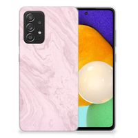 Samsung Galaxy A52 (5G/4G) TPU Siliconen Hoesje Marble Pink - Origineel Cadeau Vriendin - thumbnail