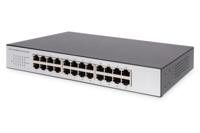 Digitus DN-60021-2 netwerk-switch Unmanaged Fast Ethernet (10/100) Grijs - thumbnail