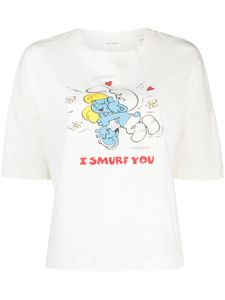 Chinti & Parker t-shirt I Smurf You à col rond - Tons neutres