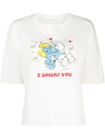 Chinti & Parker t-shirt I Smurf You à col rond - Tons neutres - thumbnail