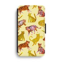 Cute Tigers and Leopards: iPhone XS Max Flip Hoesje