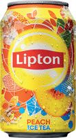 Lipton Ice Tea Peach frisdrank, niet bruisend, blik van 33 cl, pak van 24 stuks - thumbnail