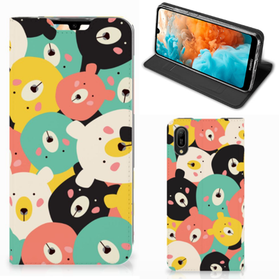 Huawei Y6 2019 Magnet Case Bears